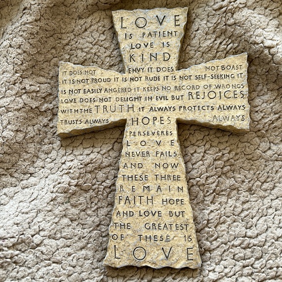 inspirio Accents Inspirio Love Is Patient Wall Hanging Cross Poshmark